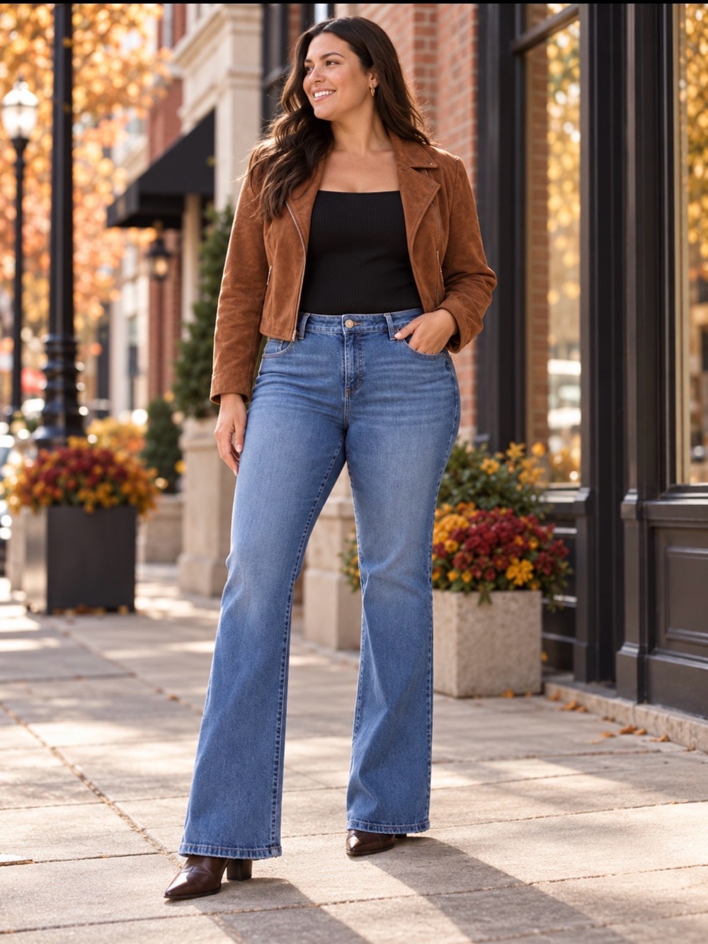 Lane Bryant Signature Fit Flex Magic Bootcut Jeans 16 Extra Long